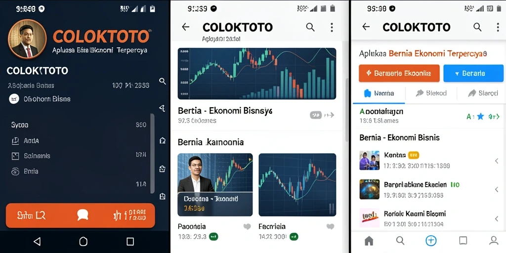 Tampilan antarmuka aplikasi COLOKTOTO yang menarik dan informatif.
