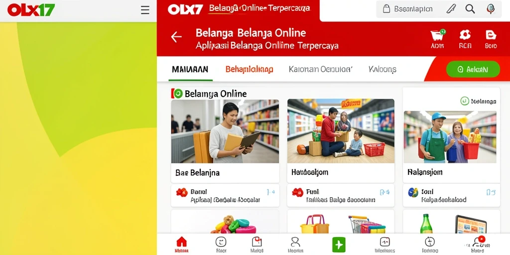 Tampilan antarmuka OLX17 yang modern dan menarik.