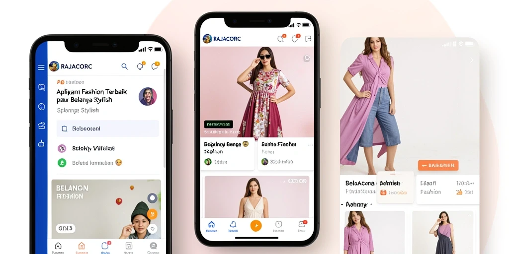 Tampilan aplikasi RAJACORC yang modern dan fungsional.